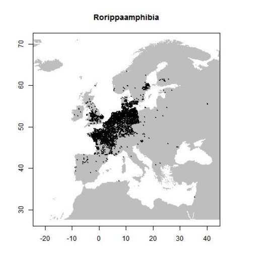 Distribution data GBIF, July 2017. doi:10.15468/dl.q2yyrd