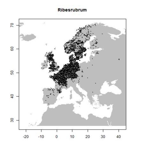Distribution data GBIF, July 2017. doi:10.15468/dl.vhrgfd