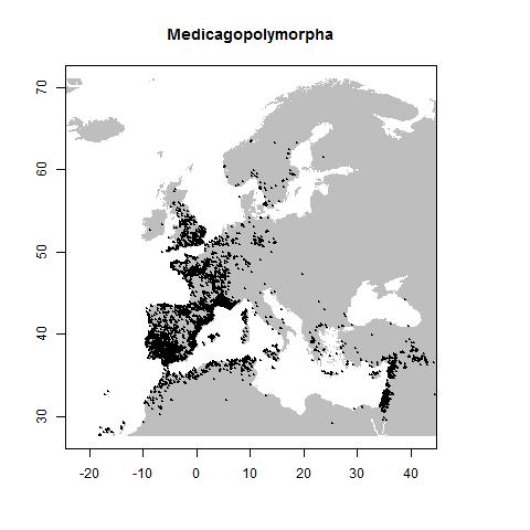 Distribution data GBIF, June 2016. doi:10.15468/dl.87mma6