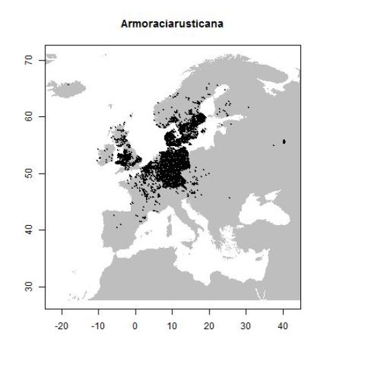 Distribution data GBIF, July 2017. doi:10.15468/dl.lbgvpr