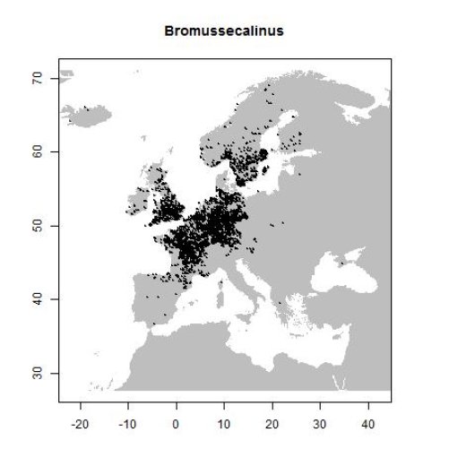 Distribution data GBIF, June 2016. doi:10.15468/dl.ug87yv