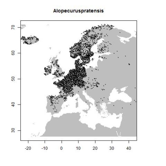 Distribution data GBIF, December 2016. doi:10.15468/dl.pvotlh
