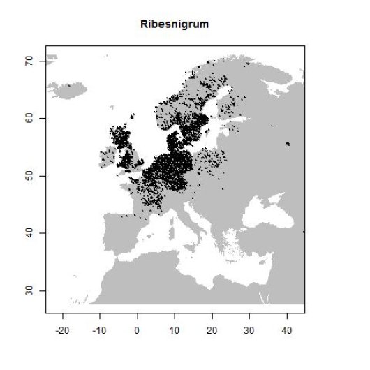 Distribution data GBIF, July 2017. doi:10.15468/dl.ehvggp